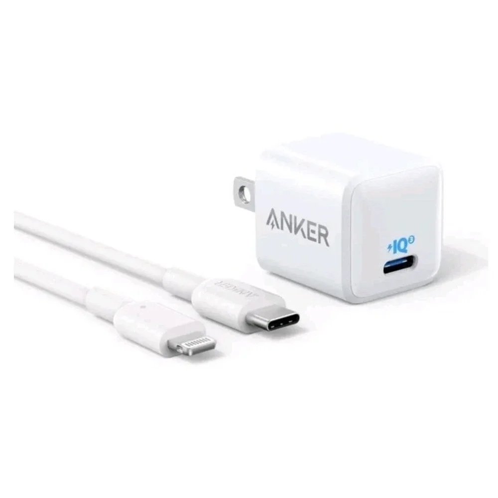 Anker PowerPort III 20W Nano Charger With Charging Cable (Sealed) B2633